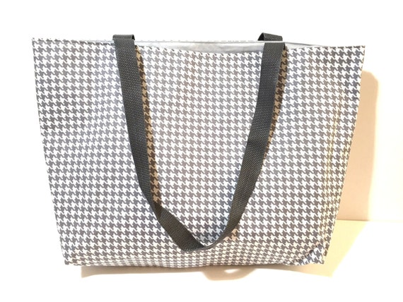 pedro houndstooth tote