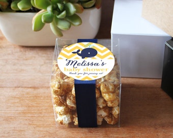 12 - Personalized Whale Favor Boxes, Baby Shower Favors, Baby Girl Shower Favor, Baby Boy Shower Favor, Whale Baby Shower