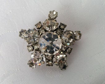 Vintage Karu Arke Inc. Austrian Crystal Brooch