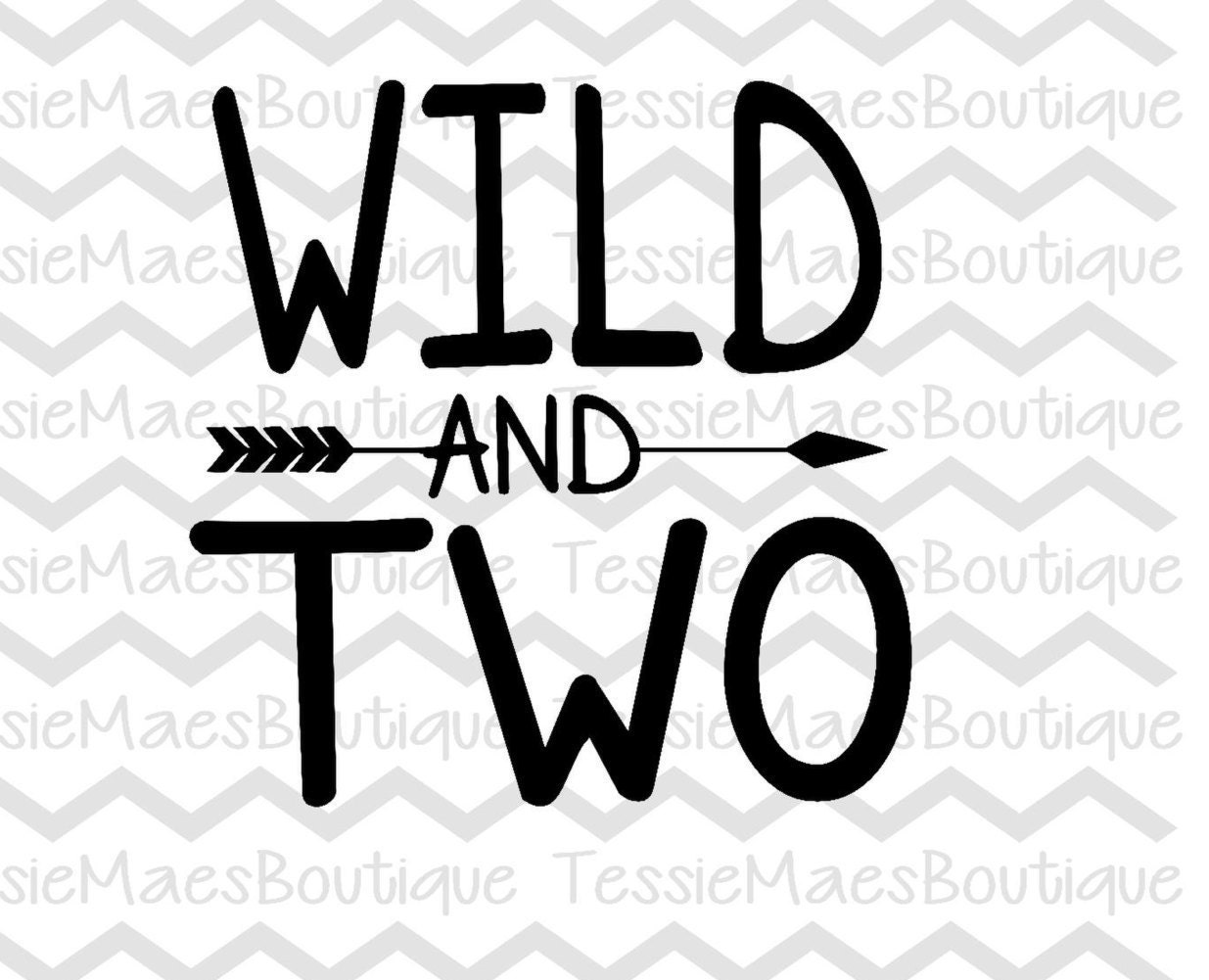 Download Wild and Two Birthday Shirt Second Birthday SVG DXF EPS