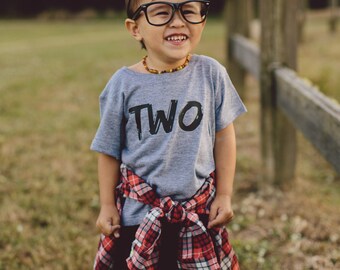 Boys 2nd birthday shirt, boys birthday shirt, birthday shirt, unisex birthday shirt