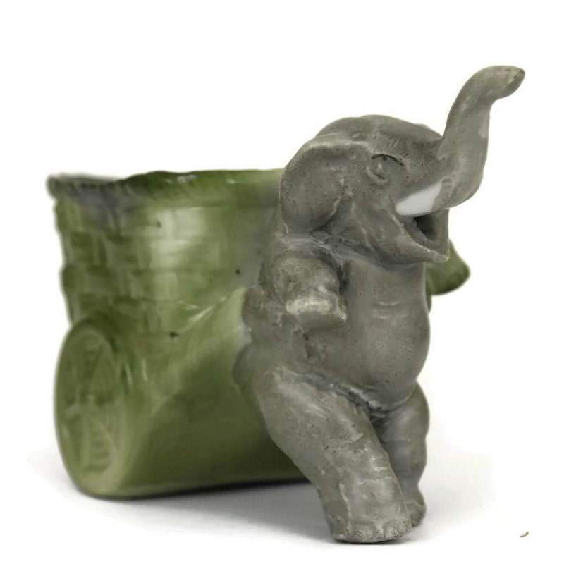 antique porcelain elephant figurine