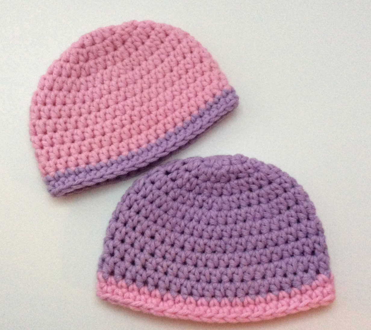 Crochet Preemie Hats Twins Warm NICU Caps by Crochet2Cherish4You