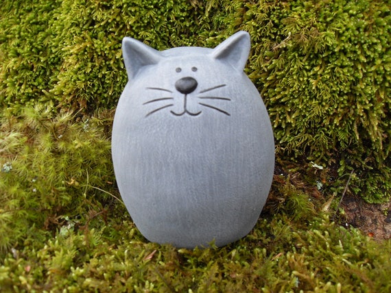 Cat StatueKitty StatueChubby Cat Statue Fat Cat