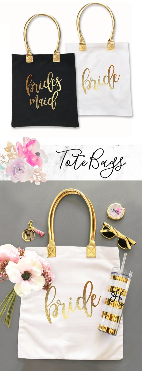 Bride Tote Bag Bride Gift Bag Bridal Tote Bags for