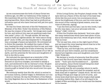 the living christ document pdf
