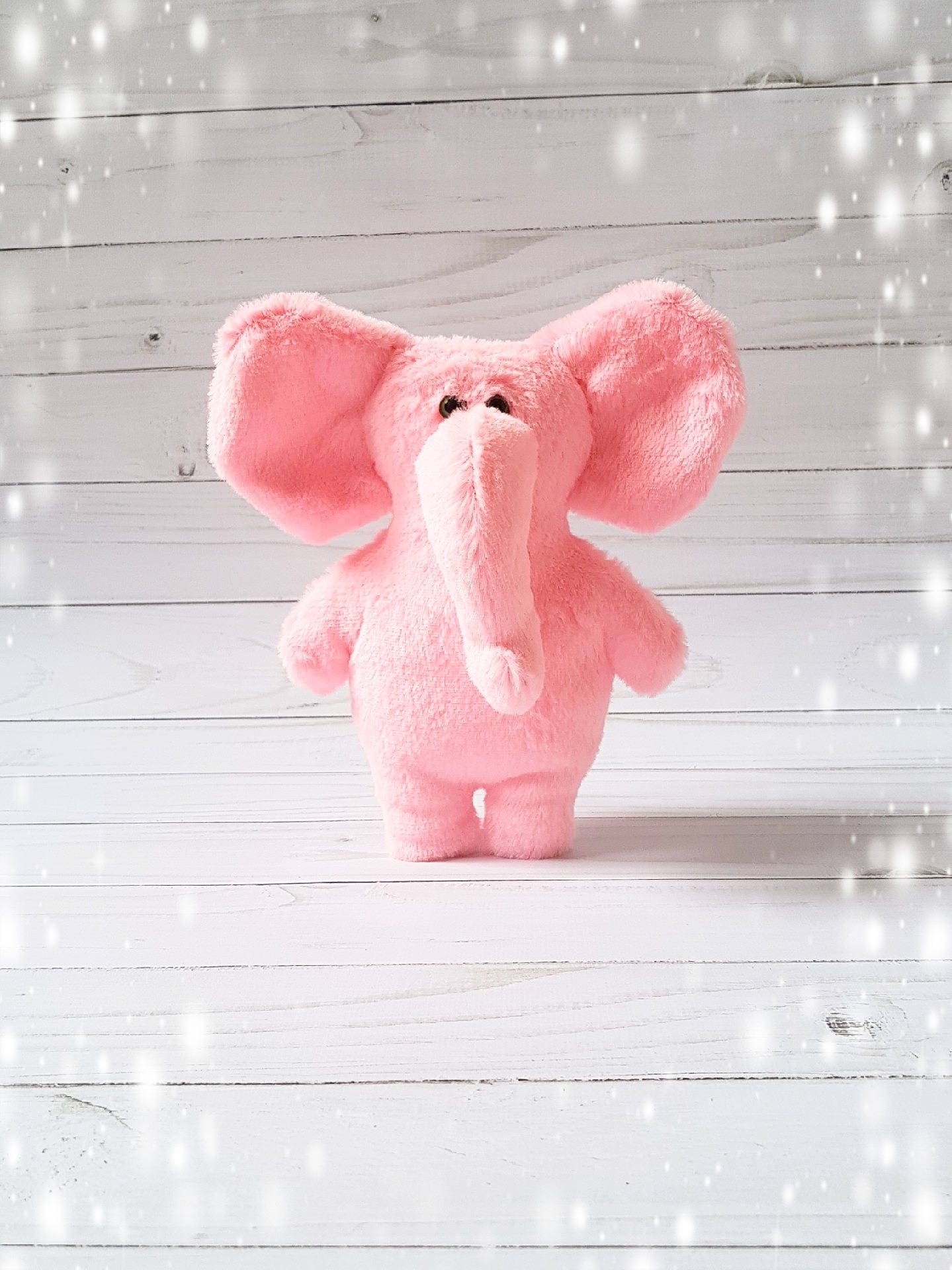 pink elephant plush toy