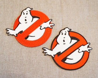 Ghostbusters Patch - Movie No Ghost Fully Embroidered Costume Patch / Badge / Emblem / Applique Iron on or Sew on