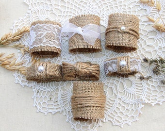 Burlap Wedding Napkin Rings, Rustic Wedding Decor, Rustic Wedding Napkin, Wedding Table Decor, Rustic Wedding, Wedding Napkin Rings