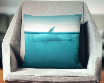 Shark Decor | Shark Pillow | Shark Gifts | Great White Shark | Ocean Decor | Ocean Pillow | Ocean Gifts