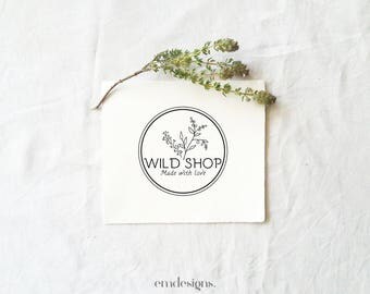 Logo design, Premade logo, Boho logo, Logo blog, Logo, Botanic logo, Leaf logo, Floral logo, Natural logo, Herbal logo, Branding kit, Logo