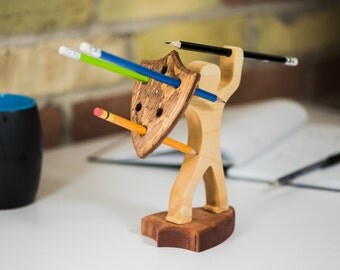 art pencil holder,wooden pencil holder,modern pencil holder,kids pencil holder,crayon pencil holder,fun pencil holder,wood pencil holder