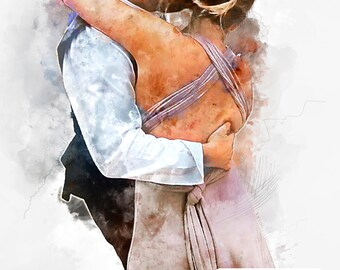 Custom Watercolor, Custom Portrait, Painting from Photo, Family Portrait, Watercolour Painting, Custom Art
