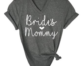 Mother-Of-the-Bride Shirt, Shirt For Bride's Mom, Mother Of The Groom Shirt, Wedding Party Shirt, Bridal Shower Shirt, Bridal Party Shirt