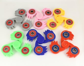 Fidget Hand Spinner Stress Relief Bar Tri-Spinner Toy finger spinner Children Adult Office game desk top boredom buster saw Blade spinning