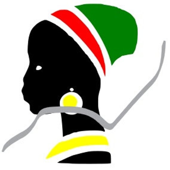 Tribal lady SVG Cricut SVG Ethnic Svg Silhouette DXF Afro