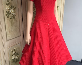 A truly amazing, totally gorgeous 1950s Prom Dress by 'Teena Paige'. Guide size 8-10. * reduced * #B31