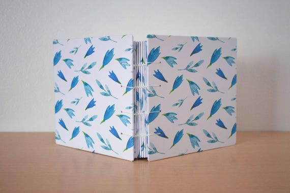 Floral notebook, Hardcover notebook, Colourful notebook, Girly notebok, Woman notebook, Illustrated notebook, Blank page notebook