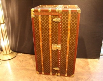Large Louis Vuitton Wardrobe Steamer Trunk