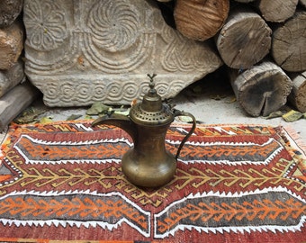Free Shipping ! Turkish Small Sumak Rug / 3'x 1'9'' ft / 0.92 x 0.53 mt