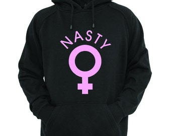Feminist Hoodie, Feminist Sweatshirt, Nasty Woman, March on Washington, Unisex, Hillary Clinton, She Persisted, Resist, Nasty Women