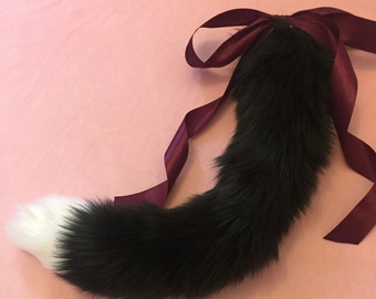 pawg with fox tail butt plug