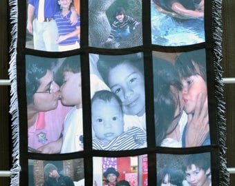 Personalized Photo Blanket with your Own Photos