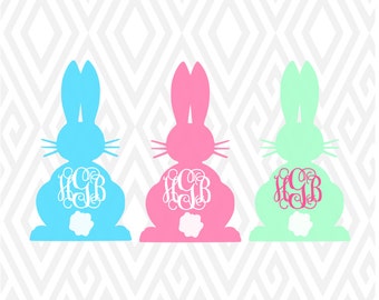 Chubby Bunny SVG, PNG, DXF, Ai, Eps and Pdf Cutting Files for Electronic Cutting Machines