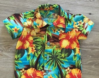 Baby boy hawaiian shirt