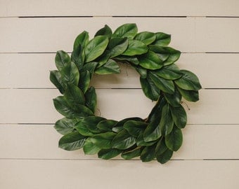 Market Magnolia Wreath