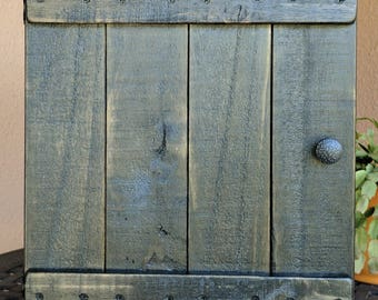 Wall Cabinet made from Rustic Reclaimed & Repurposed Pallet Wood