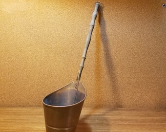 Vintage Copper Ladle Dipper with Wood Handle