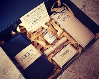 Best Man Box, Best Man Gift Box, Custom Best Man Gift, Joke Gift for Best Man, Groomsmen Gift, Best Man Speech Notes