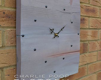 Wall Clock, Rustic Clock, Wooden Clock, Clock, Handmade Wall Clock, Reclaimed Wood Clock, Large clock, Modern Clock, Large wood Clock