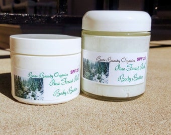 Pine Forest Path // whipped body butter // natural eczema treatment // Shea butter // cocoa butter // coconut oil // moisturizer // calming