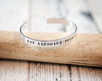 not throwing away my shot, my shot bracelet, hamilton, hamilton jewelry, hamilton quote, hamilton lyrics, musical gift, hamilton gift