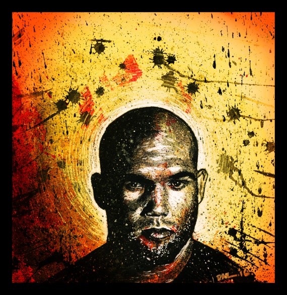 Ruthless Robbie Lawler Fine Art Print by OutsideCornerArt on Etsy