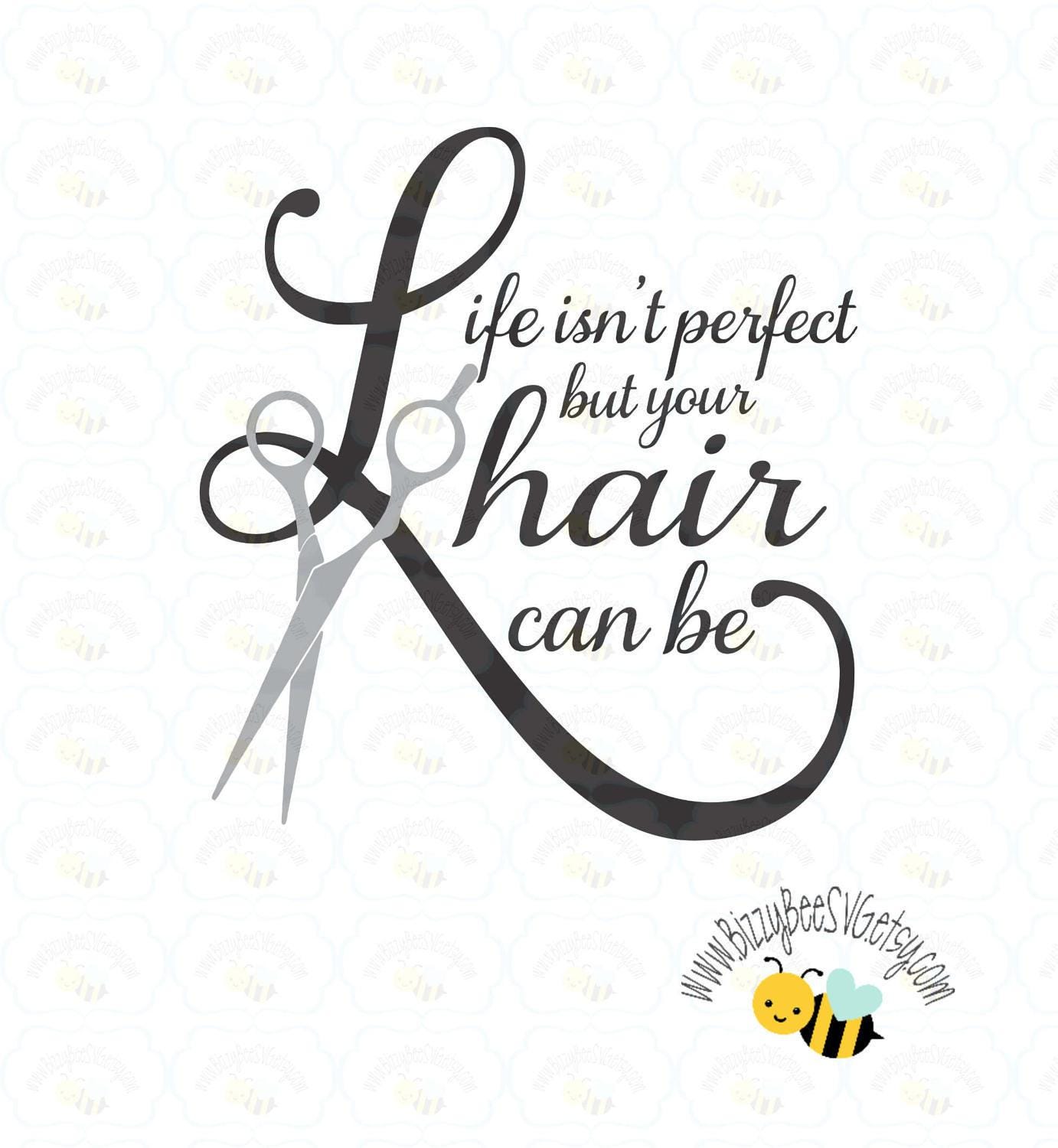 hair SVG DXF EPS cut file hairdresser svg beauty svg wall