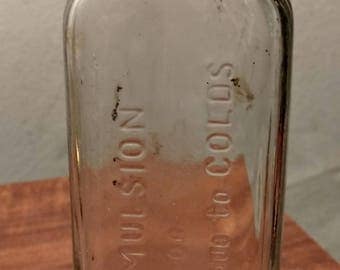 Creomulson Medicine bottle for coughs and colds...early 1900's
