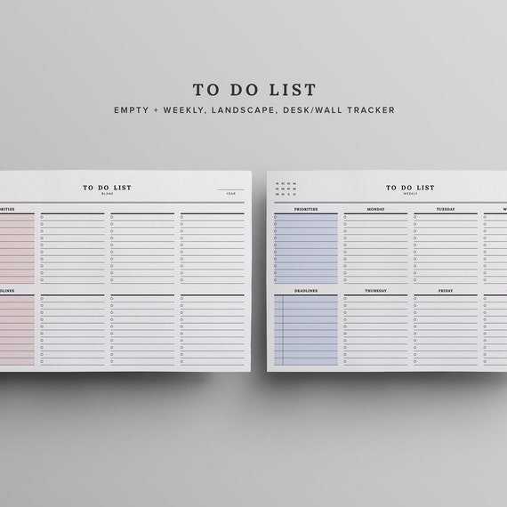 Printable To Do List Landscape | to do list printable landscape 1 weekly to do list 1 Printable To Do List Landscape | to do list printable landscape 1 weekly to do list 1