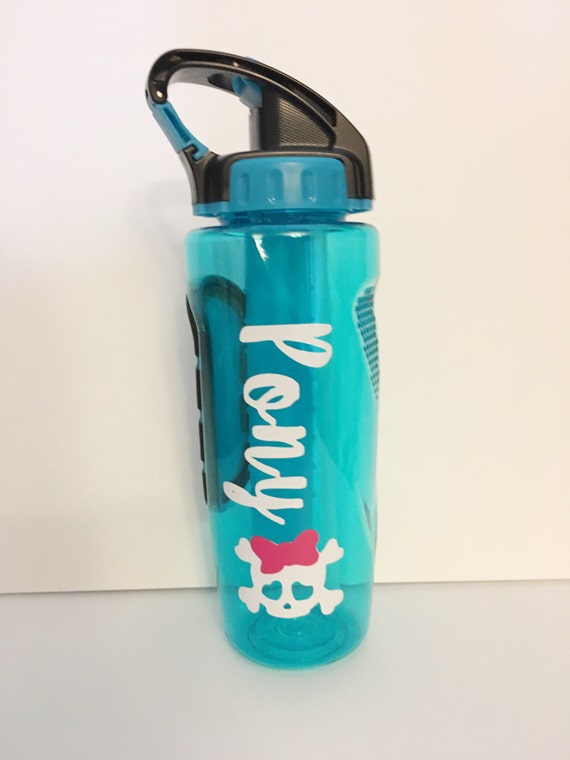 Items similar to Personalized Water Bottle With Straw and Freezer Stick