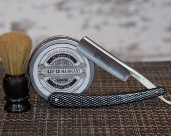 Straight Razor Kit. Groomsmen Gift. Groomsmen Shaving Kit. Groomsmen Gifts. Fathers Day Gift. Dad. Unique Groomsmen Gifts. Birthday Gift.