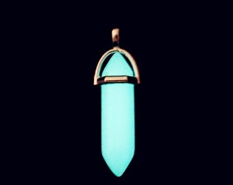 Atlantis necklace pendant, kida necklace making, glow in dark point pendant, atlantis crystal, kida cosplay, atlantis, glow in the dark