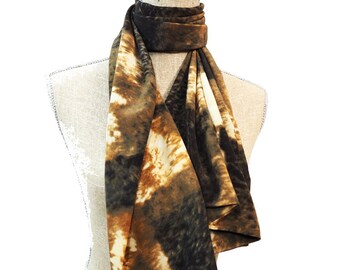 Brown Scarf, Yellow Scarf, Beige Scarf, Summer Scarf, Spring Scarf, Fashion Scarf