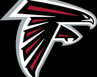 Atlanta Falcons Decal, Atlanta Falcons Football, Falcons Yeti Decal, Falcons Car Sticker, Falcons Football Decal, Falcons Fanwear