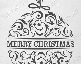 Merry Christmas SVG, Christmas SVG, Christmas SVG designs, Christmas clipart, Christmas ornament, Christmas cut files, Cricut, Silhouette