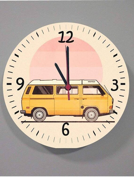 Beetle Wall Clock VW T3 Wall Clock Home Decor