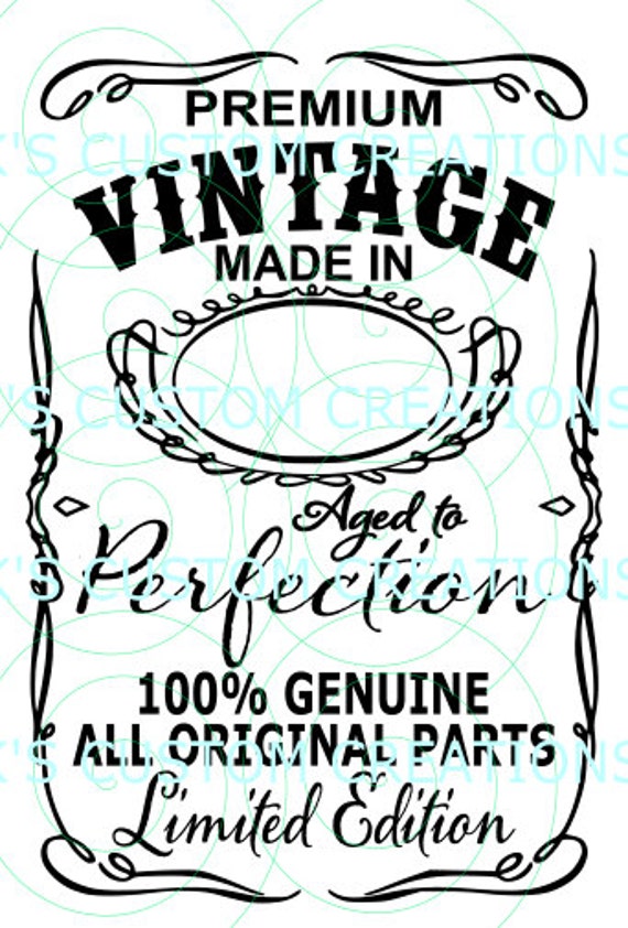 Download Premium Vintage MADE in Blank Year Aged to Perfection