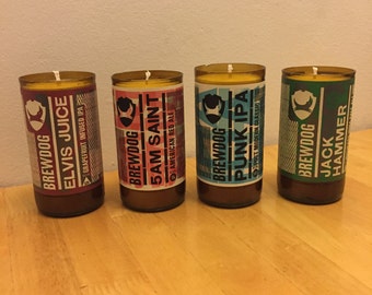 Brewdog, beer bottle candle