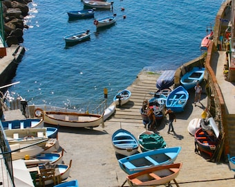 Riomaggiore, Cinque Terre Photography, Italy Photography, Travel, Boats